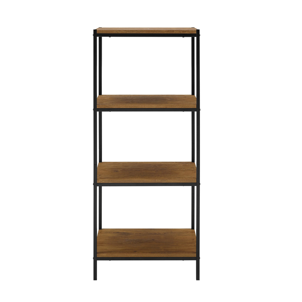 4 Tier Rustic Industrial Bookshelf M81014