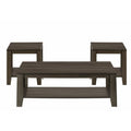 3pcs Brown Laminate Table Set X568