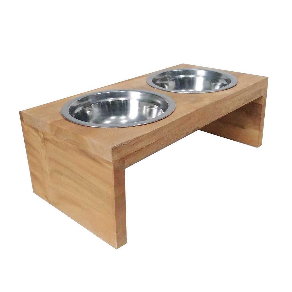 Pet Feeder Stand with 2 Bowls L19713