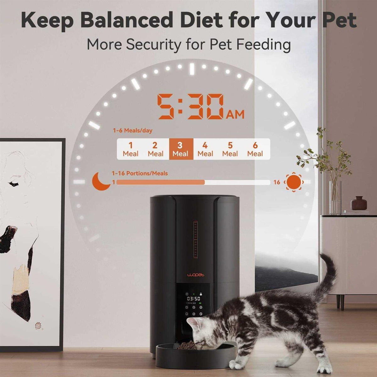 Automatic Dog Feeders Cat Food Dispenser M283