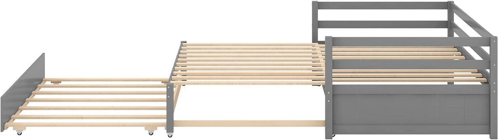 Wood Extendable Daybed with Trundle G279098