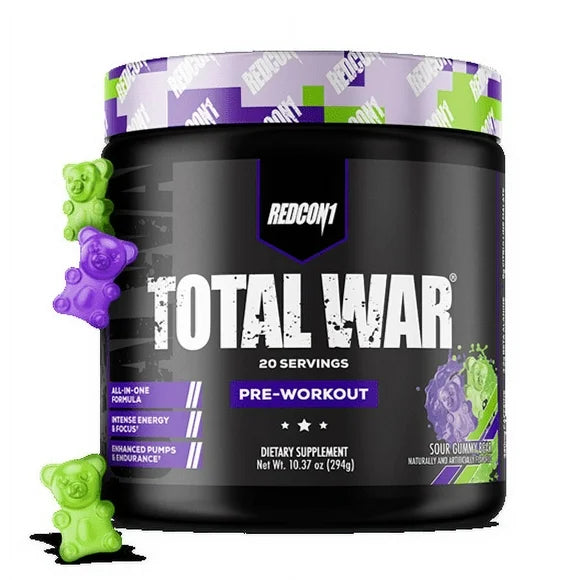 Pre Workout Powder Sour Gummy Bear 20 Servings Y24815