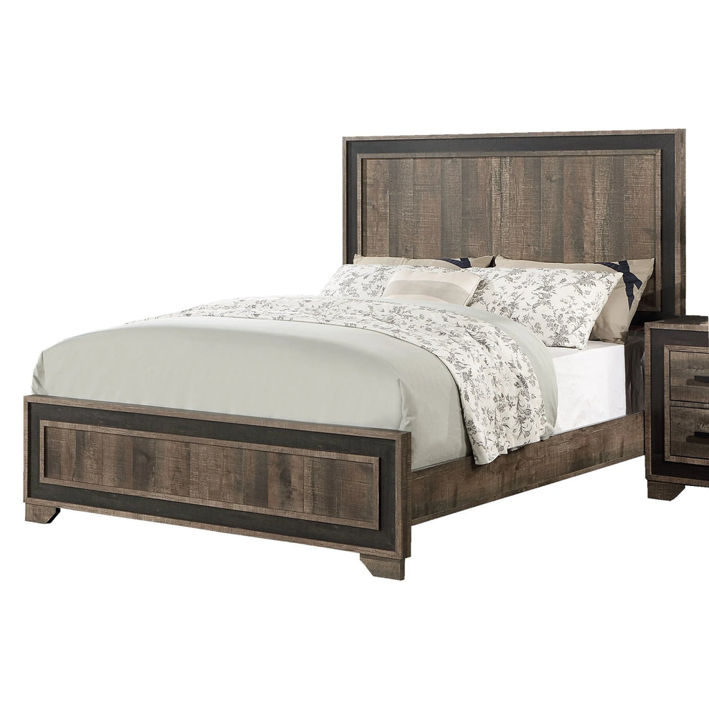 Queen Size Oak Bed R803