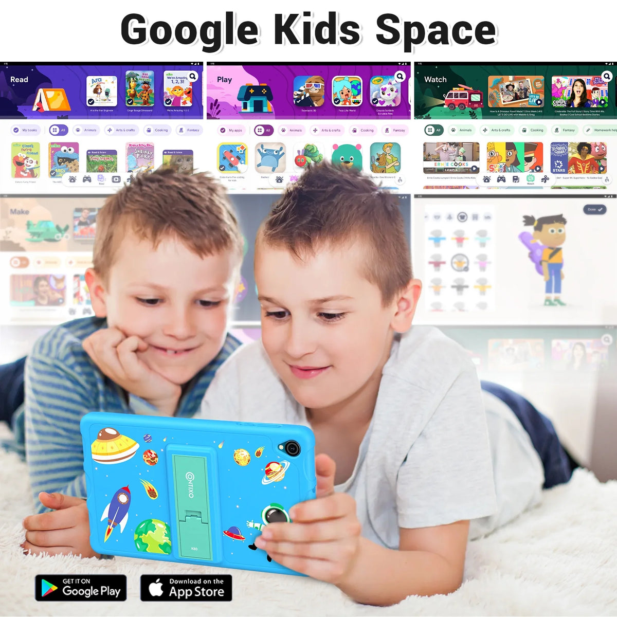 8" Android Kids Tablet 64GB Blue Q7641