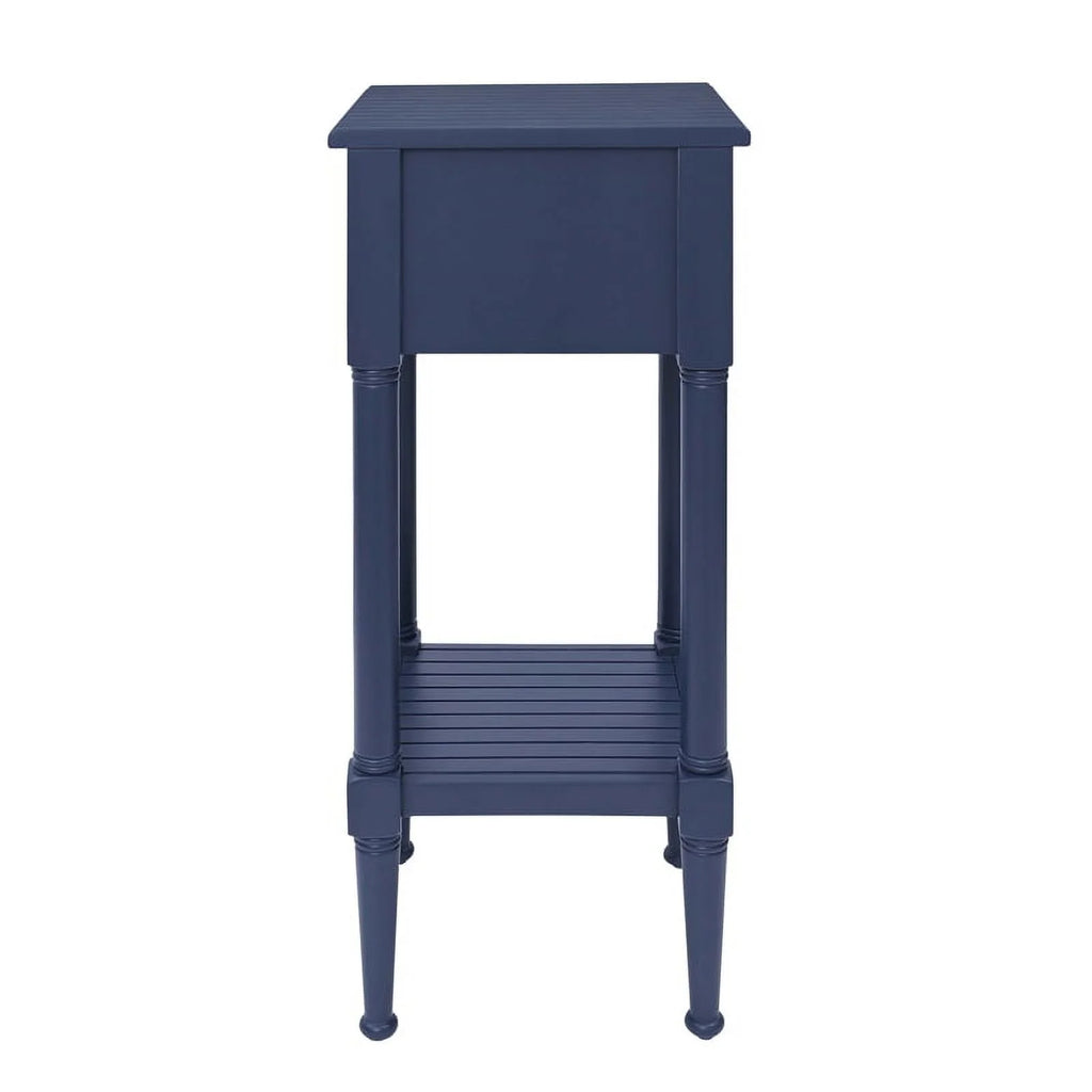 Navy Coastal Wood Side Table F886820