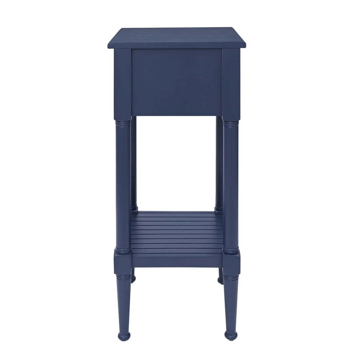 Navy Coastal Wood Side Table F886820