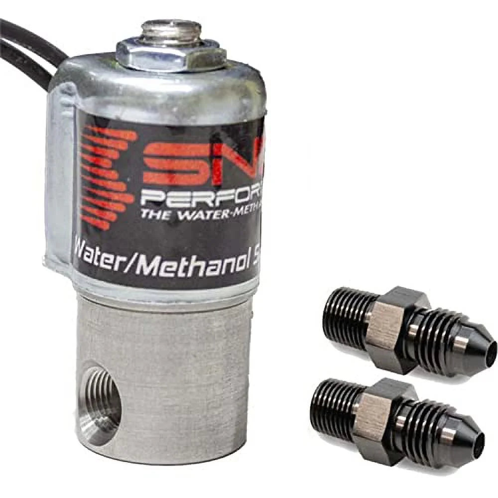 High Flow Water-Methanol Solenoid Upgrade 4AN Fittings E162