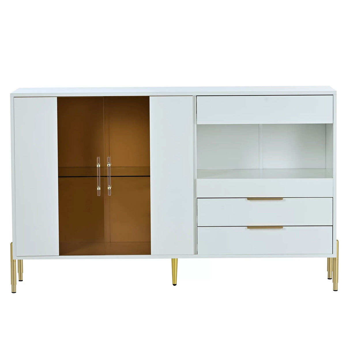 Storage Cabinets with Acrylic Doors and Adjustable Shelves E30043