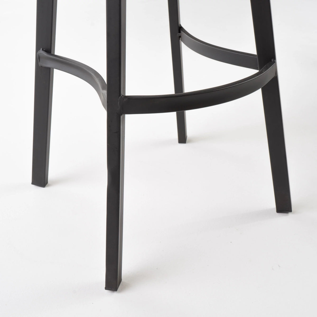 Swivel Barstool Set of 2, Industrial Wood & Black K9543