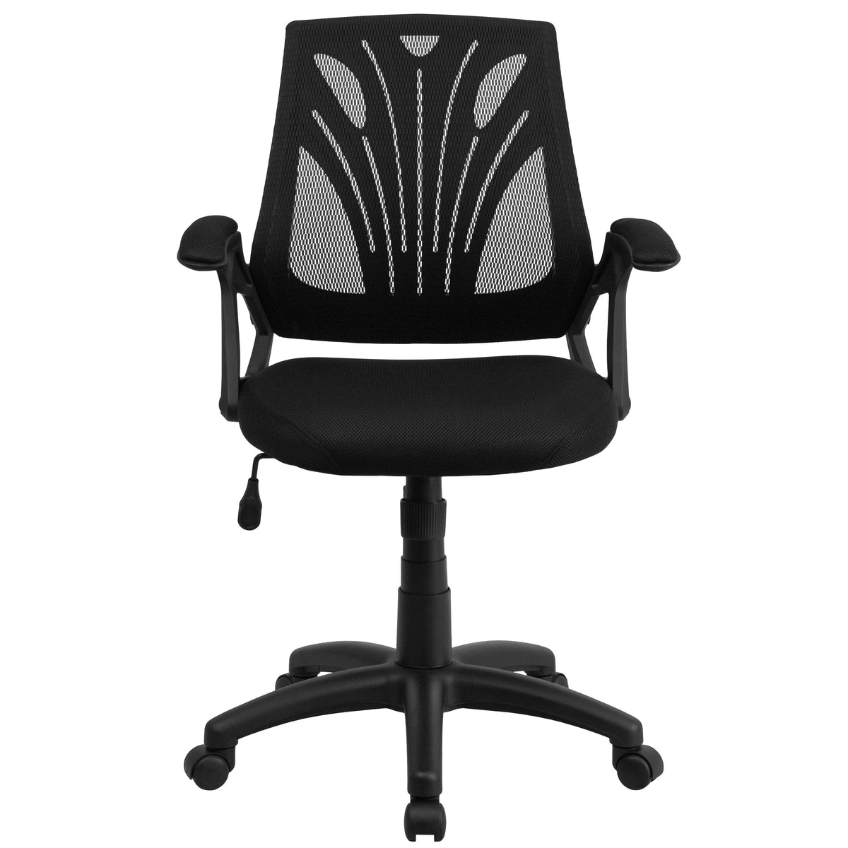 Black Swivel Adjustable Mesh Office Chair F383164