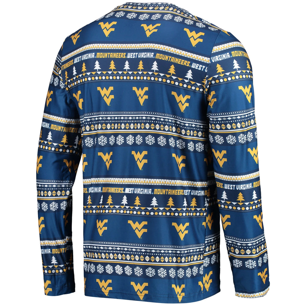 Navy Long Sleeve T-Shirt and Pants Sleep Set I496978