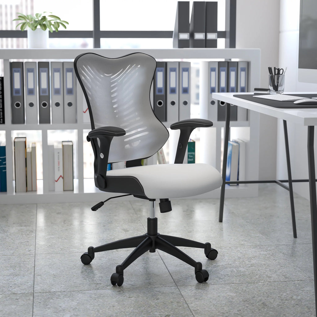 White Mesh Ergonomic Office Chair Z14349