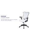 White Mesh Ergonomic Office Chair Z14349