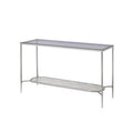 Glass and Chrome Sofa Table T2818
