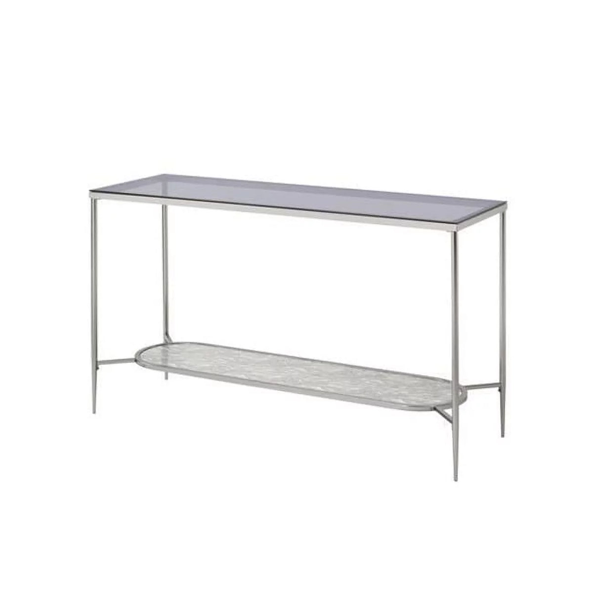 Glass and Chrome Sofa Table T2818