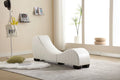 Faux Leather Curved Chaise Lounge W30511