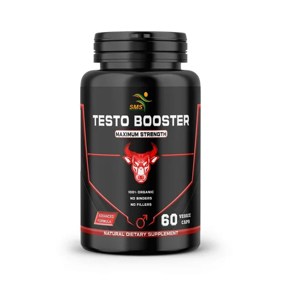 Dietary Supplement with Tongkat Ali, Tribulus, Black Ginseng & Fenugreek, 60 Veggie Capsules P658