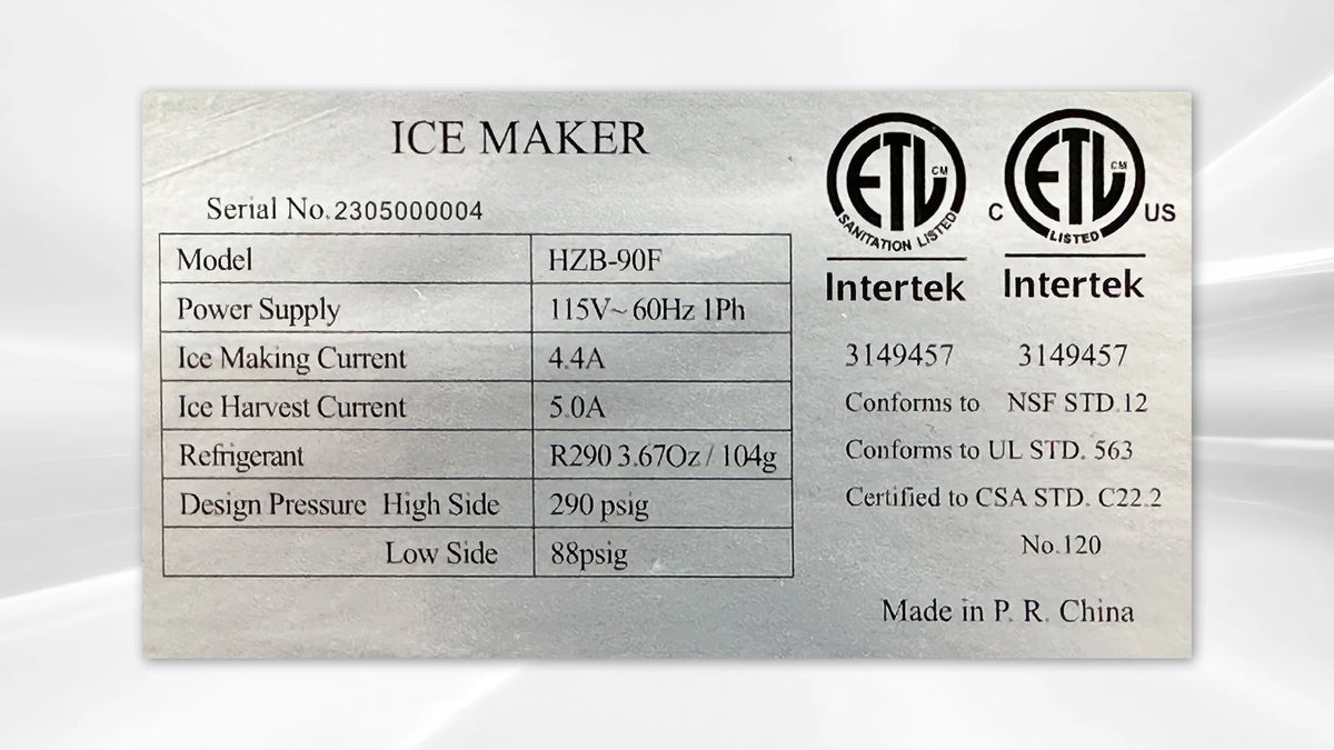 Commercial Ice Cube Maker Machine X9682