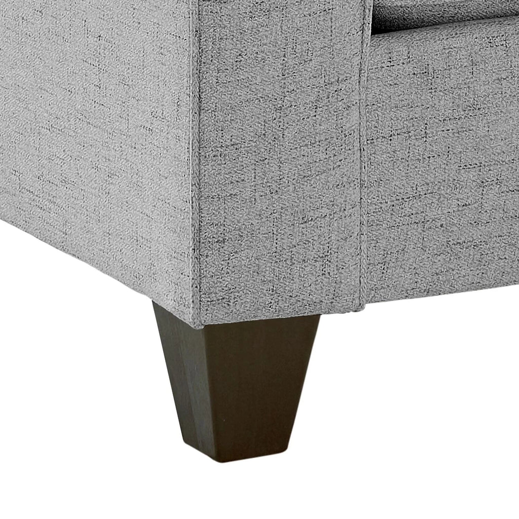 Gray Wood & Fabric Sofa and Loveseat Set of 2 F829