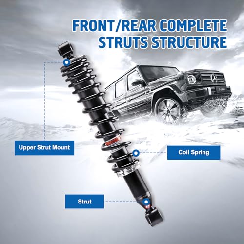 ATV Rear Shocks Absorber Monotube Shocks Set 2pcs T6280