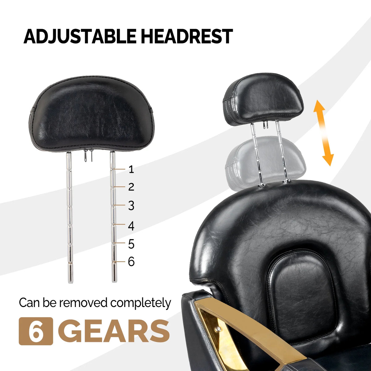 Heavy Duty Salon Chair with Footrest I38946