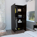 Black Double Door Armoire O8464