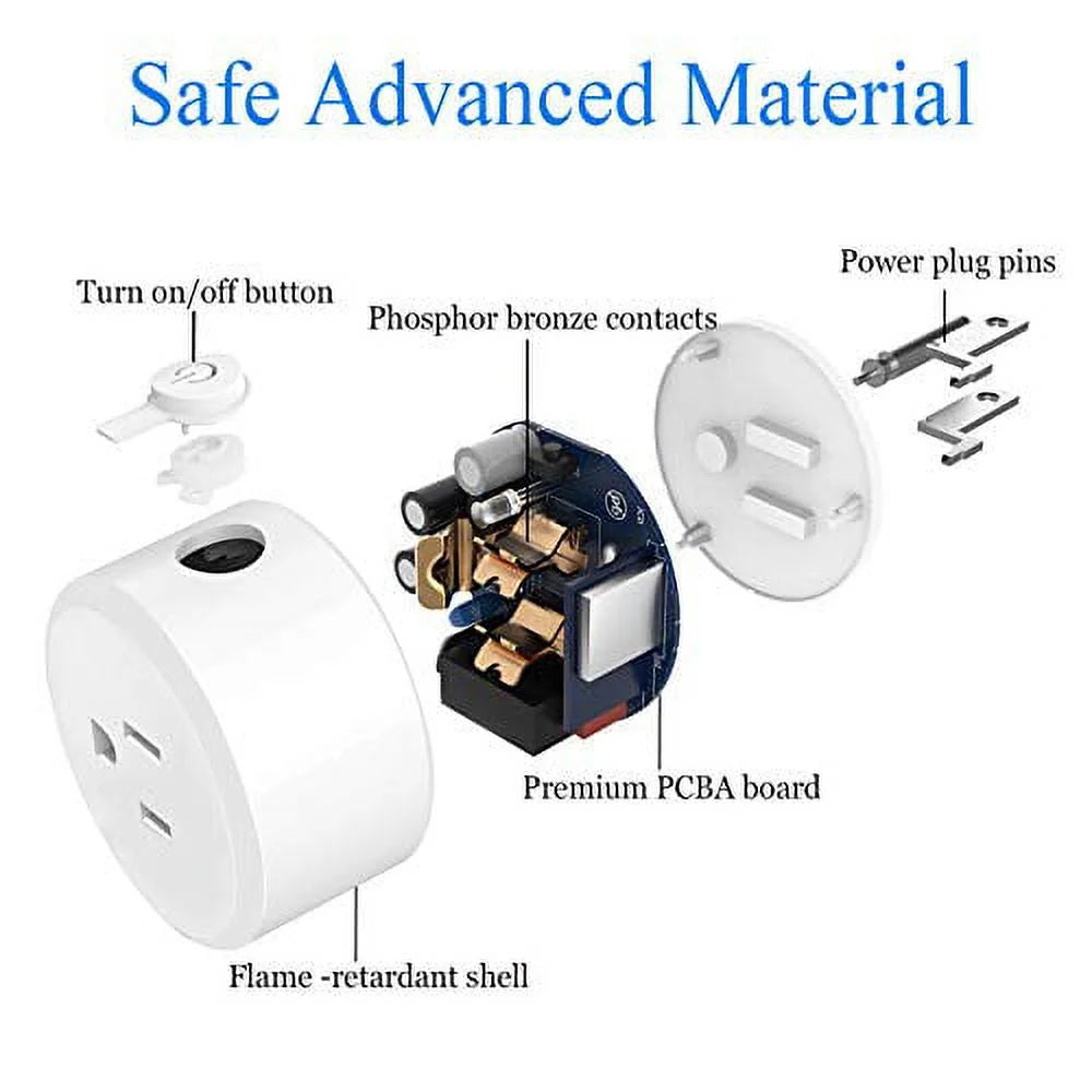 Smart Plug, ZigBee Mini Smart Outlet, 2 Pack X322