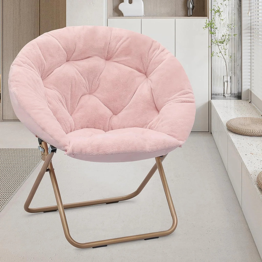 Oversized Foldable Moon Saucer Chair W43451